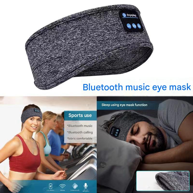 Bluetooth Headband, Music Sleep Eye Mask Detachable Key Body, Yoga Sweat-absorbent Headband, Outdoor Running Bluetooth Headband