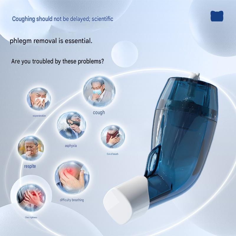 Shuomao Vibration Positive Pressure Breathing Trainer for the Elderly and Children, Sputum Clearing Device, Suctioning Instrument