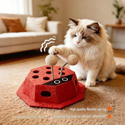 Cat Toys, Cat-Themed Baseball Toys, Self-entertainment Toys, Puzzle Toys, Spring-loaded Toys, Cat Toys That Expend Energy, Pet Toys