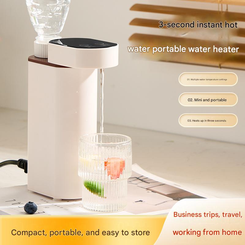 Travel Artifact 3 Seconds Instant Hot Water Dispenser, Small Mini Milk and Tea Making, Home Office Convenient Hot Water Kettle