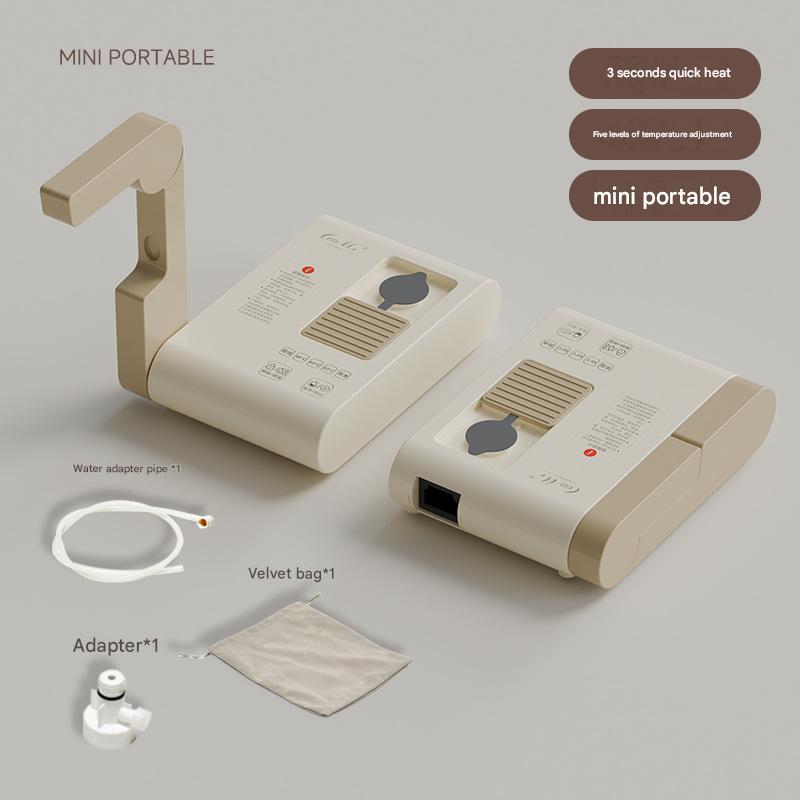 Travel Artifact 3 Seconds Instant Hot Water Dispenser, Small Mini Milk and Tea Making, Home Office Convenient Hot Water Kettle