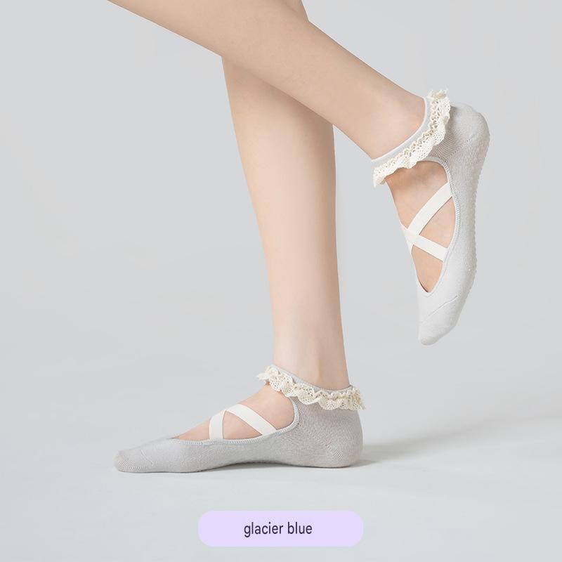 Spring/Summer New Arrival: Cross-Strap Yoga Socks, Professional Anti-Slip Pilates Socks, Fitness Running Exercise Floor Socks