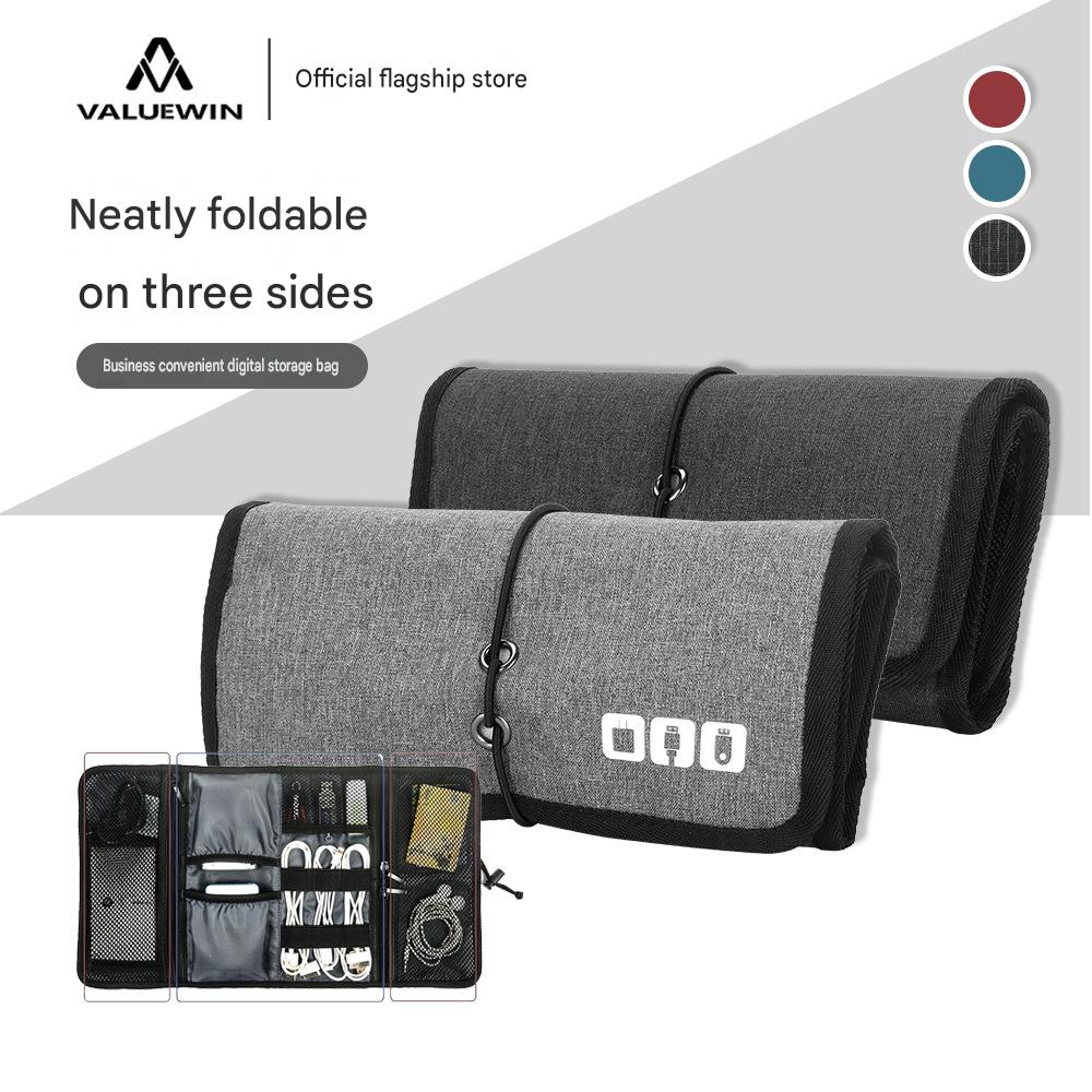 Cross-border Data Storage Bag, Multi-functional Organizer Bag, Earphone, USB Flash Drive, Power Bank, Data Cable Storage Bag