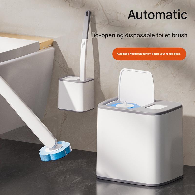 Disposable Toilet Brush Set, Bathroom Cleaning Brush Head, Replaceable Cleaning Brush Head, Antibacterial Toilet Brush