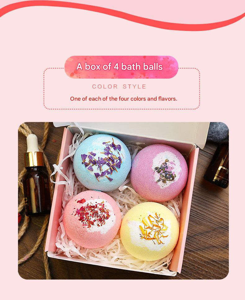 Explosive Bath Ball, Bubble Bath Ball, Vibrato Bath Flower, Female Bath Salt Bath Ball, Bath Ball, Bath Bubble Bomb Bath Supplies