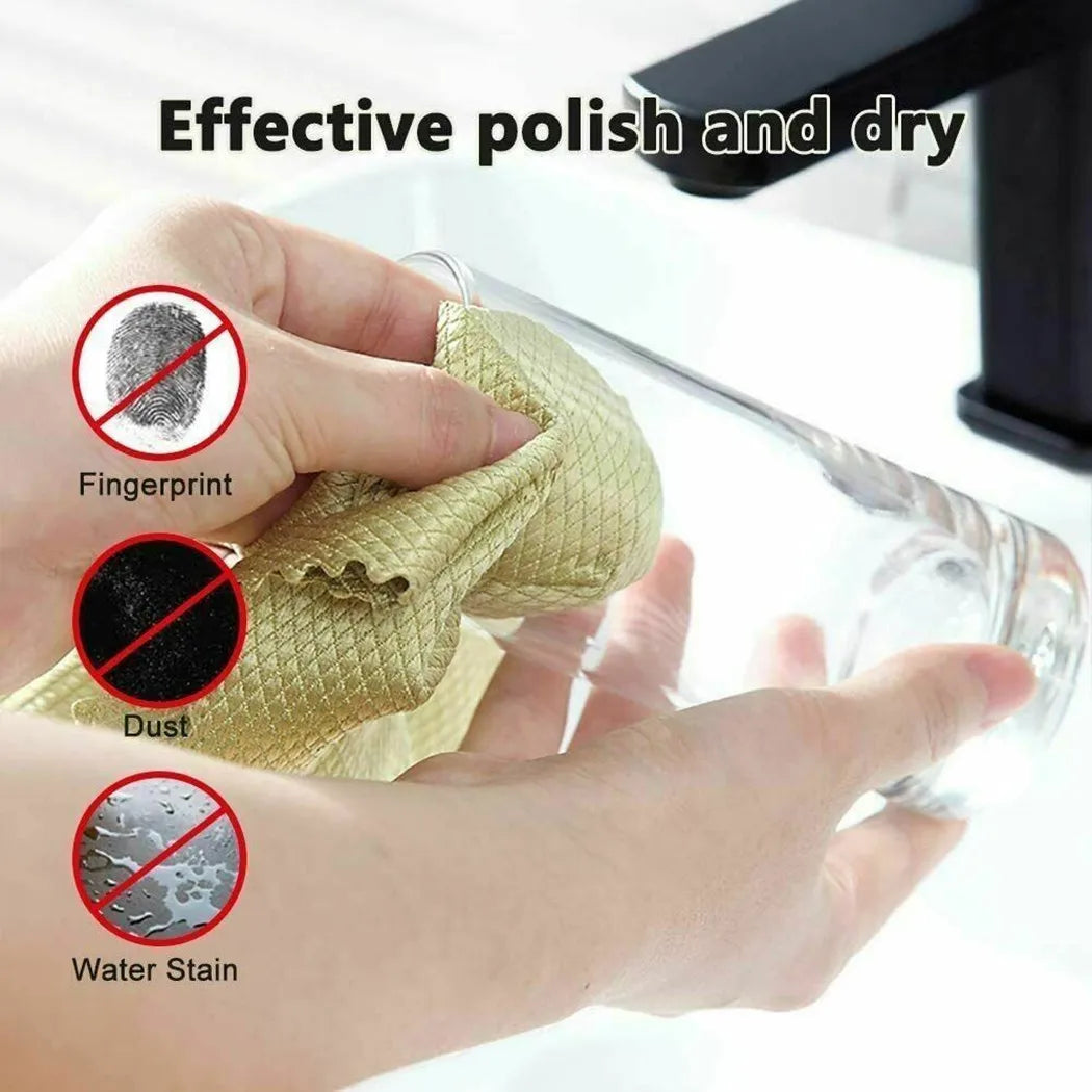 5/10Pcs Kitchen Anti-Grease Wiping Rag Cleaning Cloth Nano Scale Streak-Free Miracle Cleaning Towel For Home Kitchen Tool