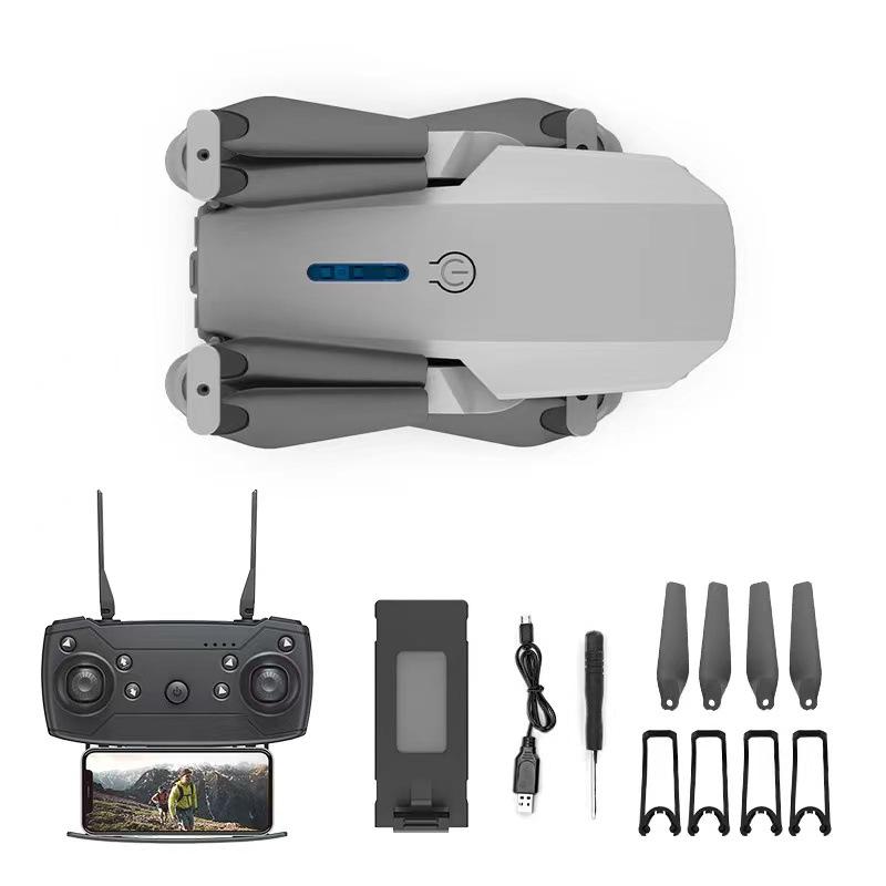 E88 folding drone aerial photography HD dual-camera long-life fixed-height quadcopter remote control aircraft