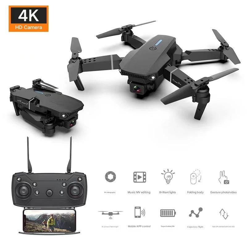 E88 folding drone aerial photography HD dual-camera long-life fixed-height quadcopter remote control aircraft