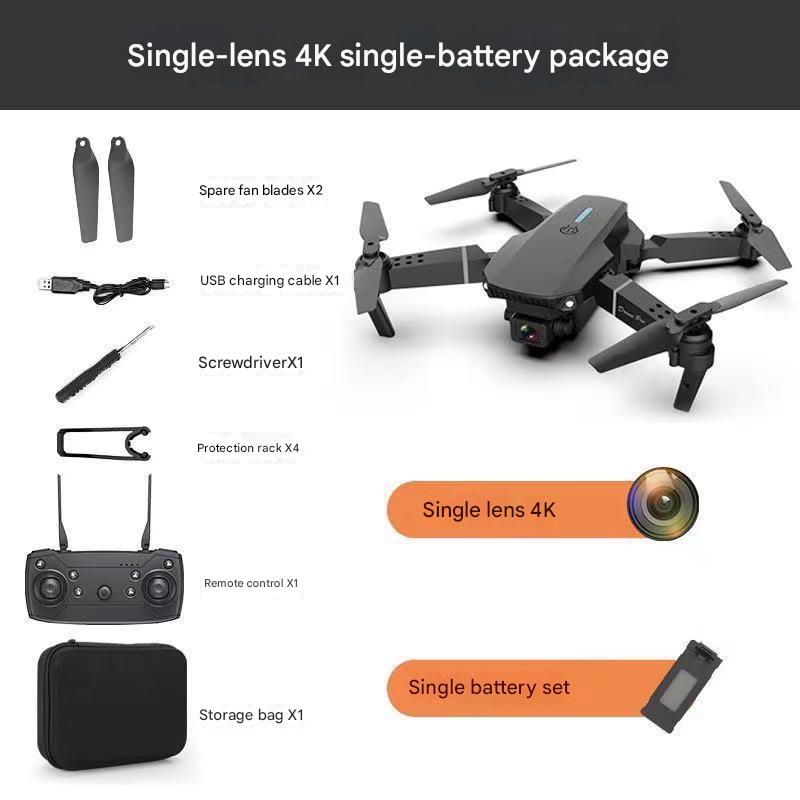 E88 folding drone aerial photography HD dual-camera long-life fixed-height quadcopter remote control aircraft