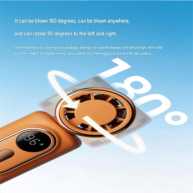 2026 New Y30 Mini Portable High-Speed Handheld Fan with Stepless Speed Adjustment and 100 Speed Levels - Powerful Outdoor Fan