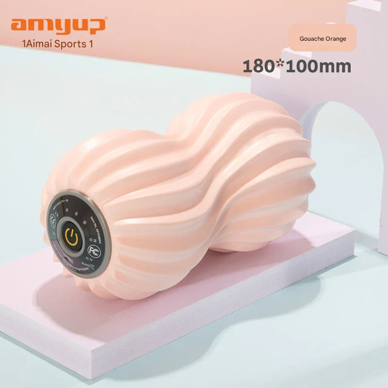 5-speed electric foam shaft yoga fitness vibration relaxation massage column electric corrugated fascia column yoga column