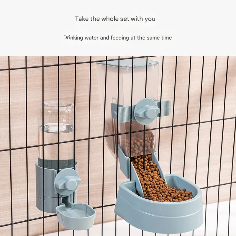 Cat automatic feeder dog self-service feeding machine wholesale cat bowl food bowl anti-tip hanging pet supplies