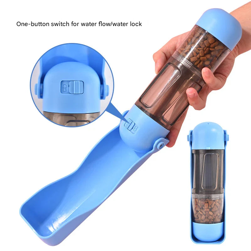 Manufacturer pet going out accompanying cup portable dog food water cup kettle going out pet feeding drinking fountain pet water cup