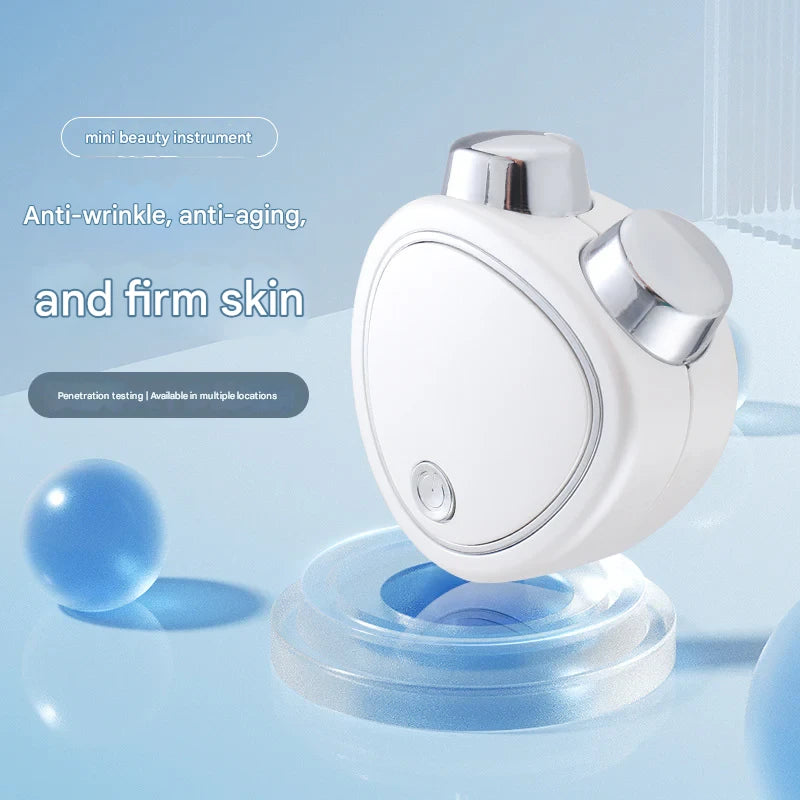 New micro-current beauty instrument V-face lifting, firming and rejuvenating roller massager EMS micro-current beauty instrument