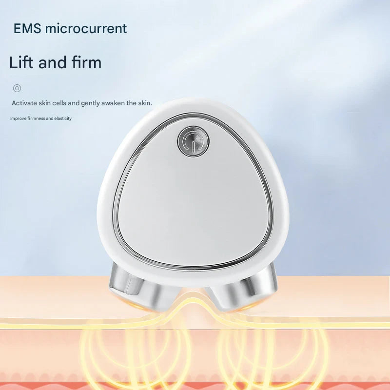 New micro-current beauty instrument V-face lifting, firming and rejuvenating roller massager EMS micro-current beauty instrument