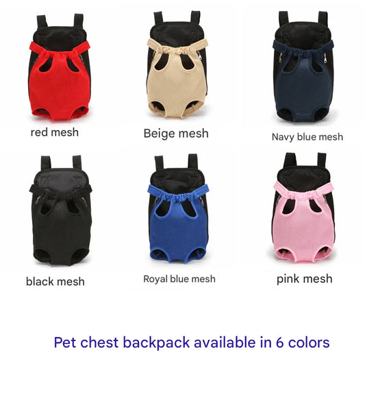 Pet Supplies Outing Carrying Bag Fashionable Pet Chest Backpack Shoulder Chest Back Pet Bag