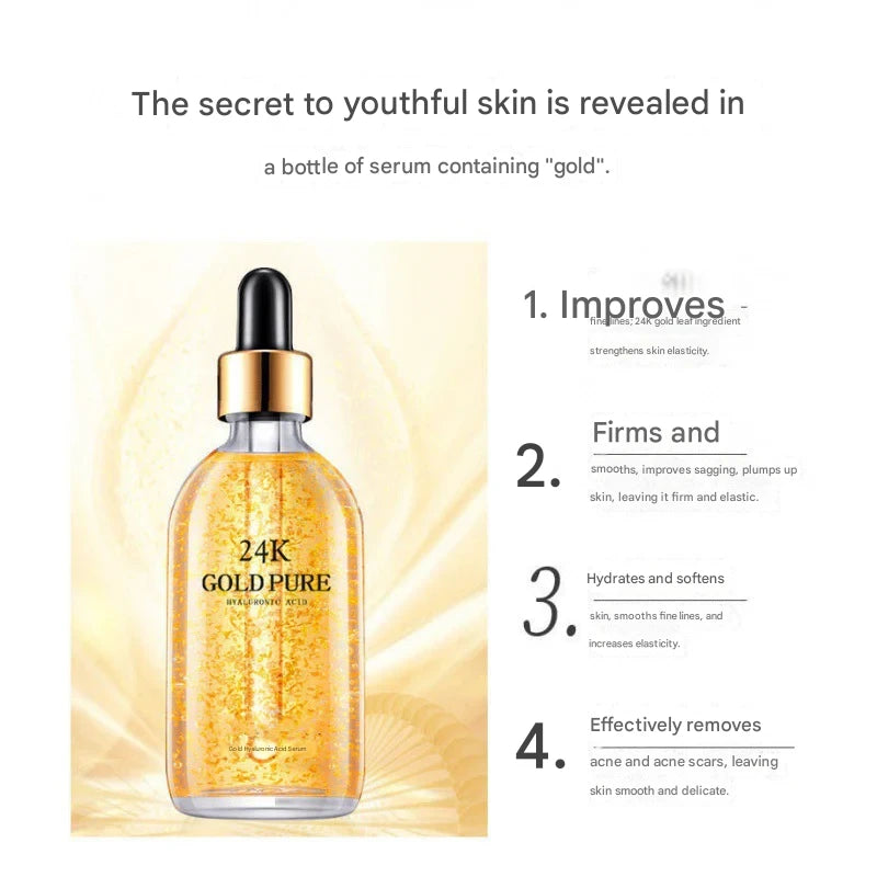 [Shipping within 48 hours] 24k Essence Niacinamide Facial Hyaluronic Acid Stock Solution Ginseng Skincare Essence