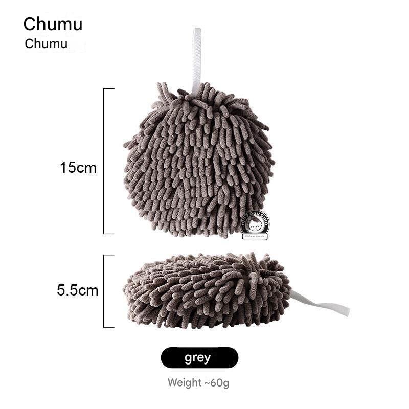Japanese-Style Chenille Handball Hanging Cute Towel Bathroom Handball Kitchen Handcloth Children's Handkerchief Thickened