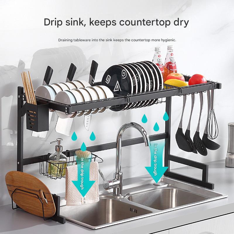 Kitchen Sink Rack, Kitchen Sink Dish Drying Rack, Kitchen Utensil Rack, Multifunctional Storage Rack