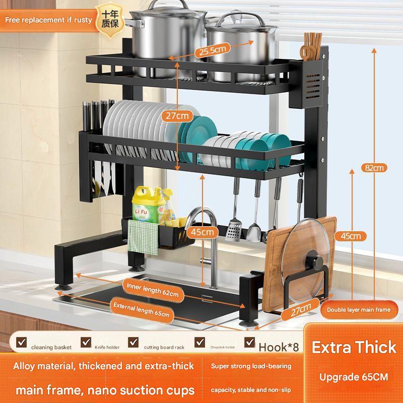 Kitchen Sink Rack, Kitchen Sink Dish Drying Rack, Kitchen Utensil Rack, Multifunctional Storage Rack