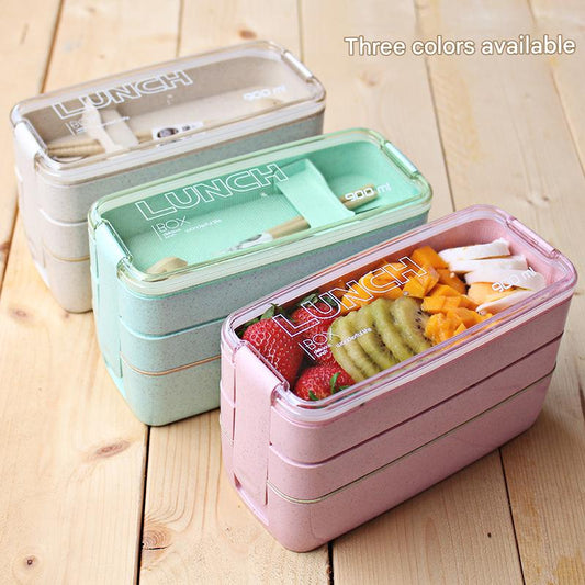 Japanese Student Girl Heart Lunch Box, Lunch Box Separated Microwave Oven Fruit Salad, Office Worker Light Food Lunch Box
