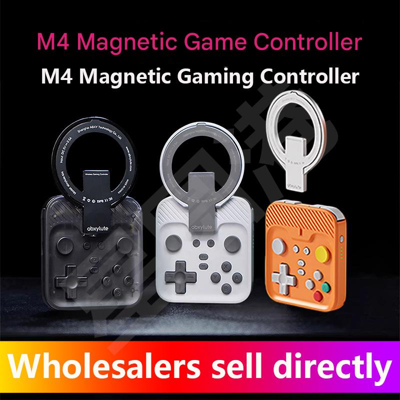 abxylute's new 2026 product launch: the M4 magnetic game controller, a mobile game controller supporting both Android and Apple devices.