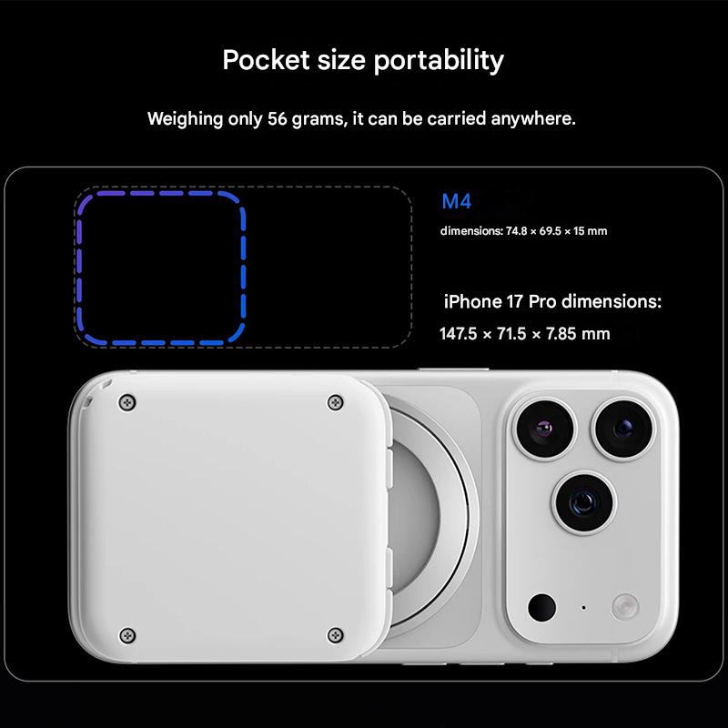 abxylute's new 2026 product launch: the M4 magnetic game controller, a mobile game controller supporting both Android and Apple devices.