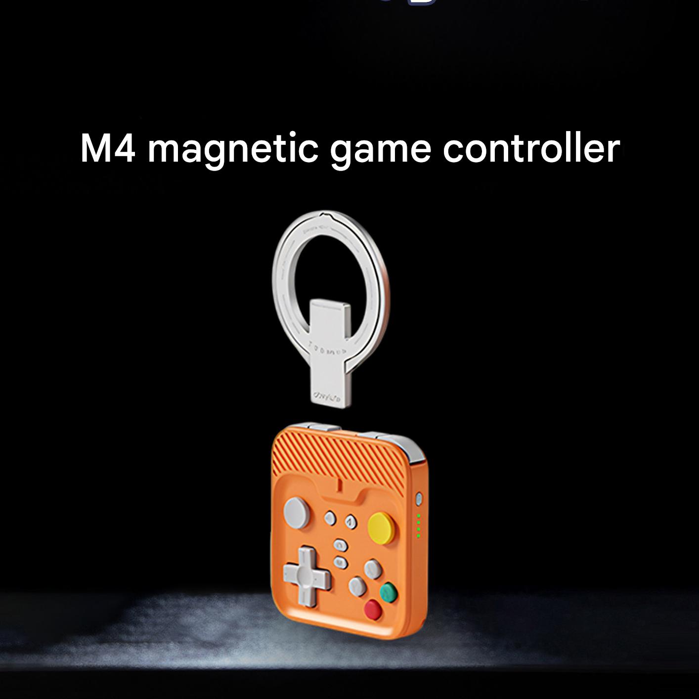 abxylute's new 2026 product launch: the M4 magnetic game controller, a mobile game controller supporting both Android and Apple devices.