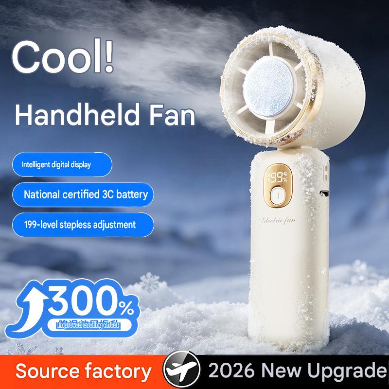 2026 New Model Mini Air Conditioner/Fan - Handheld, Super Powerful, Mini, Quiet, USB Portable