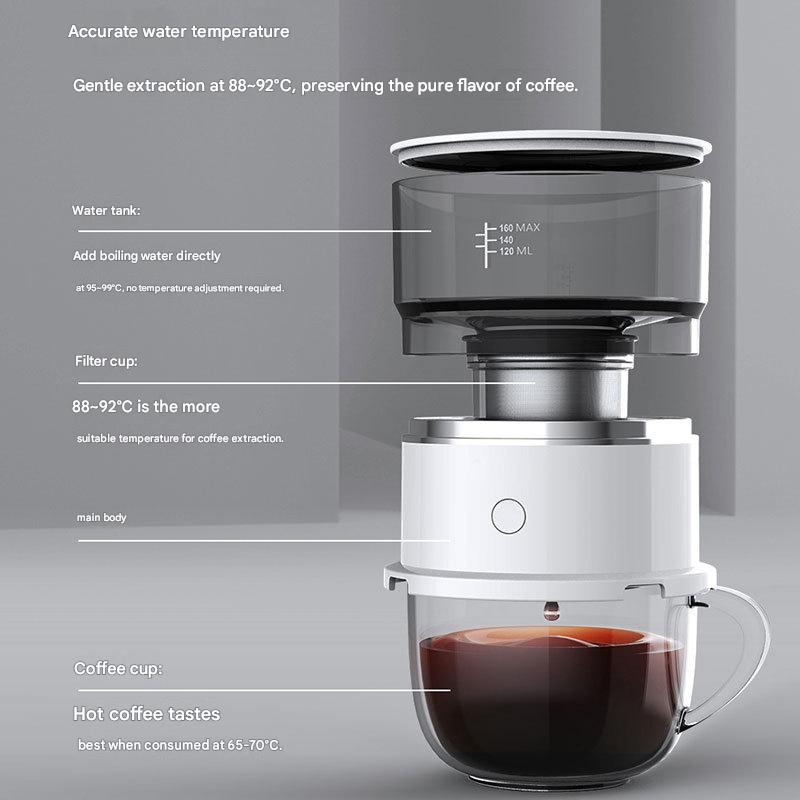 Hot Sale Mini American Coffee Machine Outdoor, Travel Camping Manual Drip Coffee Machine Gift