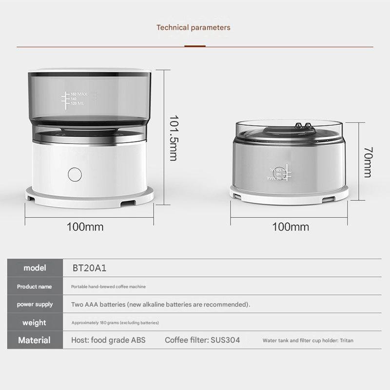 Hot Sale Mini American Coffee Machine Outdoor, Travel Camping Manual Drip Coffee Machine Gift
