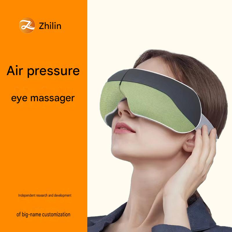 Multifunctional Eye Fatigue Massager, Foldable Bluetooth Sleep Aid, Air Pressure Heat Compress Eye Massager