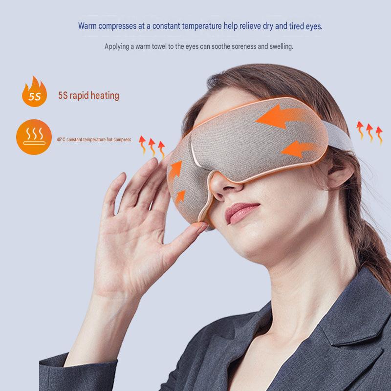 Multifunctional Eye Fatigue Massager, Foldable Bluetooth Sleep Aid, Air Pressure Heat Compress Eye Massager