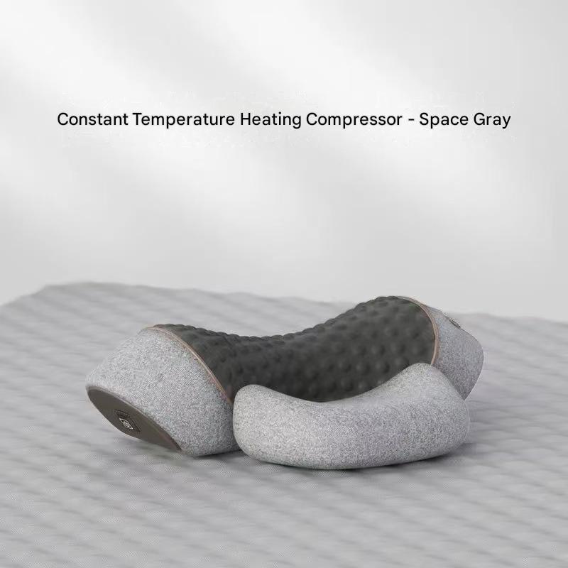 Neck Pillow, Specially Designed for Cervical Spine Support, Massages the Spine,Non-traction, Heat Therapy, Repair, Cylindrical Shape, Aids Sleep