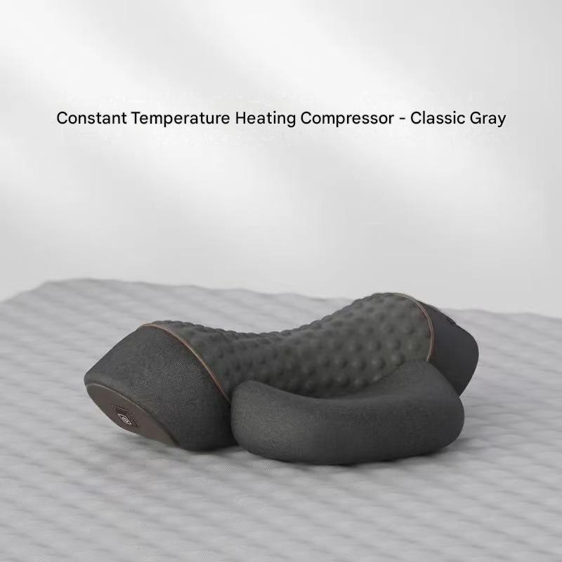 Neck Pillow, Specially Designed for Cervical Spine Support, Massages the Spine,Non-traction, Heat Therapy, Repair, Cylindrical Shape, Aids Sleep