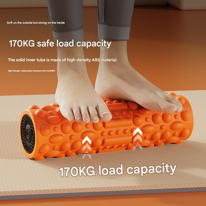 New electric foam roller Popular electric yoga column Muscle relaxer Beautiful legs vibration roller massage stick