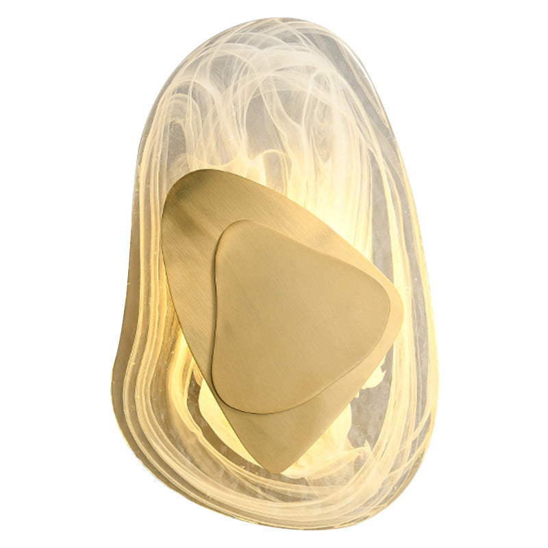 Light Luxury Wall Lamp Modern Minimalist Creative Designer Living Room Background Wall Porch Lamp Bedroom Bedside Lamp Study Lamps