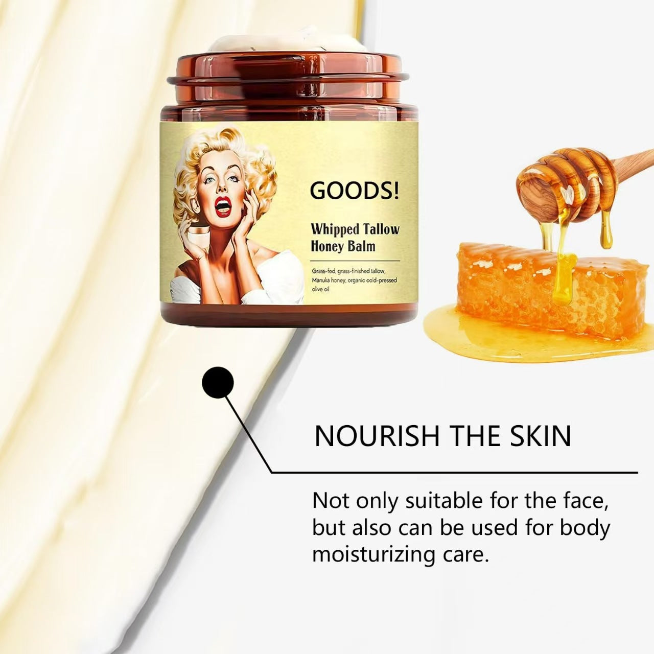 Facial Moisturizer Vitamin E Soothes and Nourishes the Skin Natural Ingredients Cross-border Beauty TK USA Full English