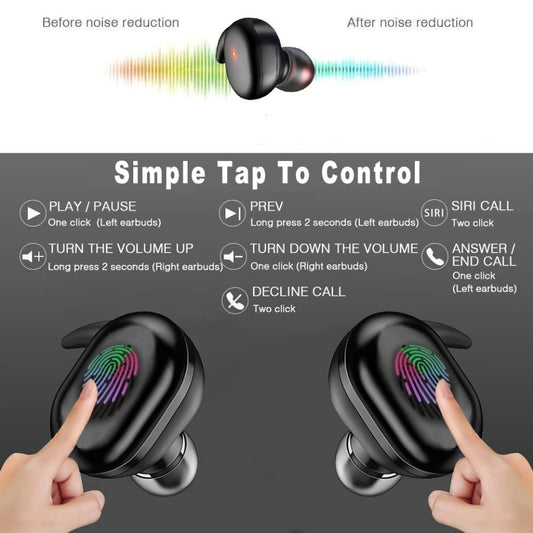 Wireless Bluetooth Headset Y30 Binaural In-Ear TWS4 Stereo Mini Headset