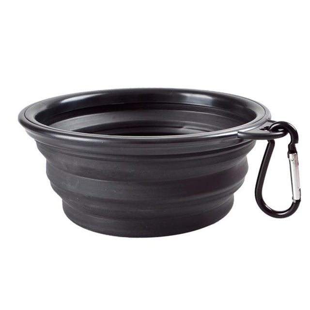 Silicone Large Pet Bowl Foldable TPE Pet Food Bowl Walking Dog Portable Dog Bowl Dog Supplies