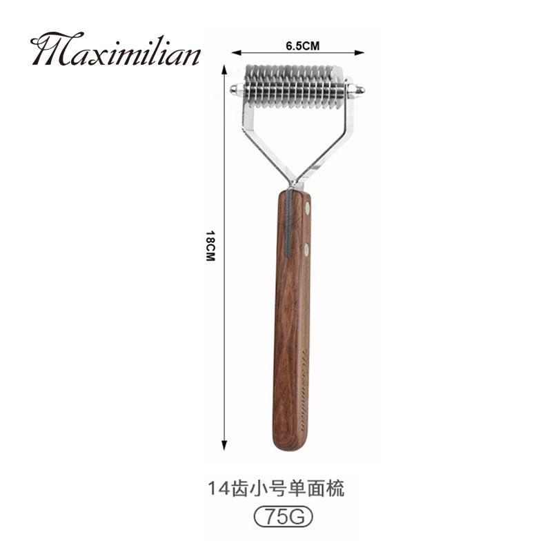 Pet comb solid wood antique depilatory cat comb depilatory dog comb pet supplies