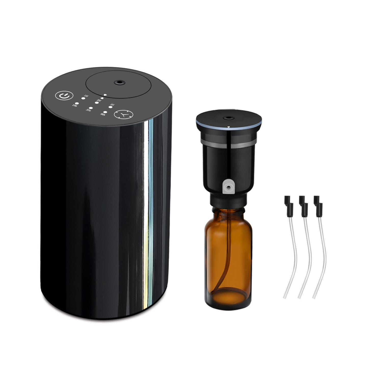 Cross-border Exclusive Car Air Freshener, Two-fluid Waterless Cooling Fragrance Device, Automatic Timed Car Air Freshener, Rechargeable