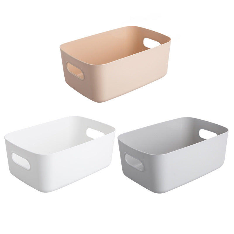 [Extra thick sundries storage box] Desktop Plastic Box, Cosmetics Storage Box, Kitchen Storage Box, Snack Storage Basket