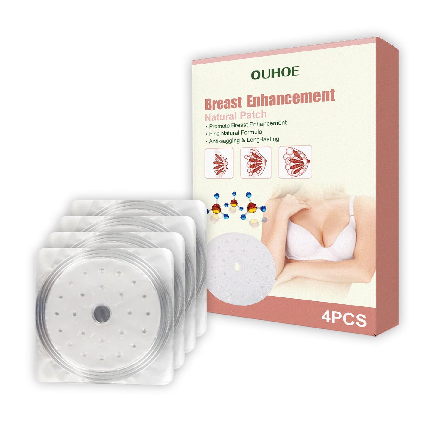 OUHOE Breast Beauty Tape, Breast Anti-Sagging, Firm, Firm, Firm, Firm, Lift, Breast Beauty Care Tape