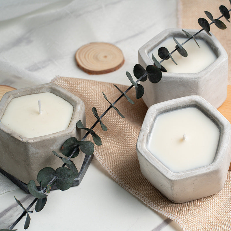 Wind Cement Handmade Creative Aromatherapy Candles