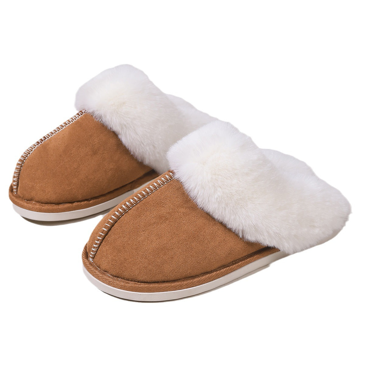 Winter Warm Thick Bottom Home Thickened Plush Slippers