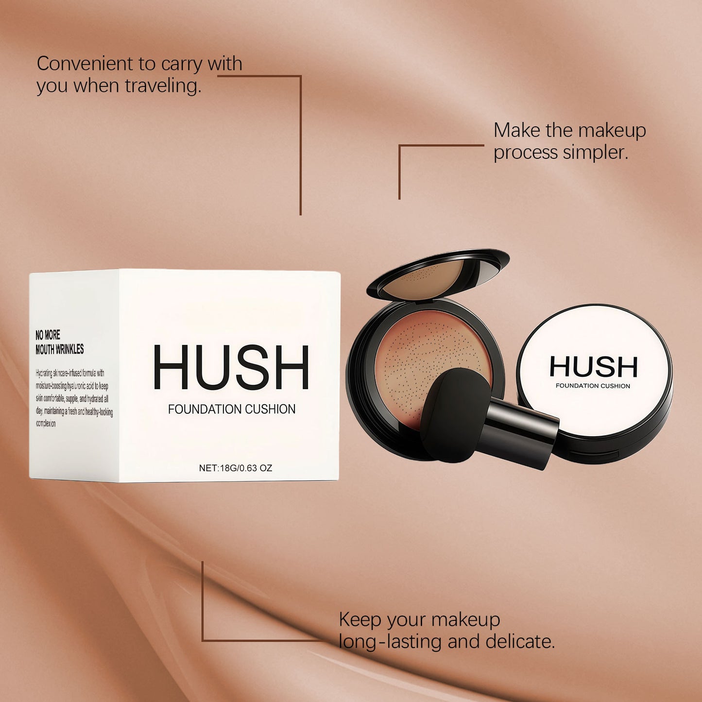 Brightening and Purifying Cushion Series: Corrects Skin Imperfections, Evens Out Skin Tone, and Provides a Lightweight, Natural-looking Base