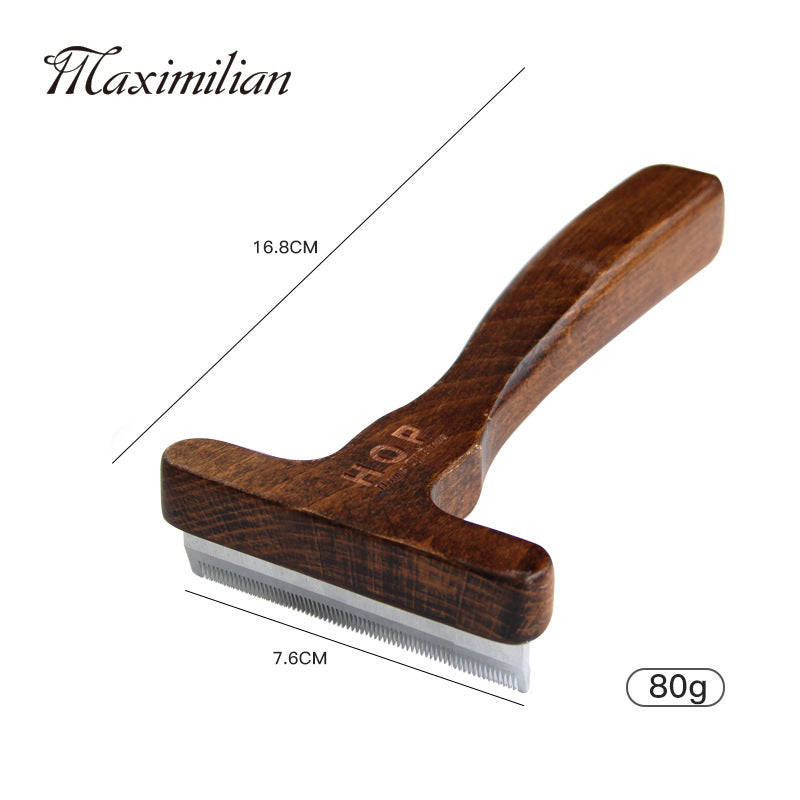 Pet comb solid wood antique depilatory cat comb depilatory dog comb pet supplies