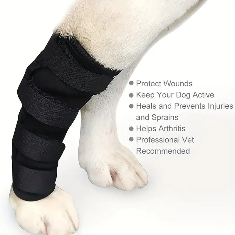 Dog Leg Injury Protective Sleeve, Dog Surgery Anti-licking Aid, Dog Front Leg Assist, Breathable and Adjustable Protective Sleeve