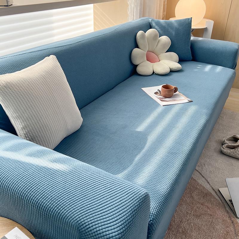 Universal Knitted Thickened Sofa Cover, Single Double Three-seater Sofa Cover Full Cover Sofa Cushion Cover